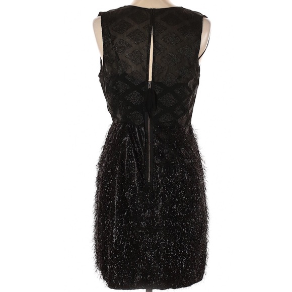 Tracy Reese Metallic Shimmy Shift Cocktail Dress - Picture 2 of 12